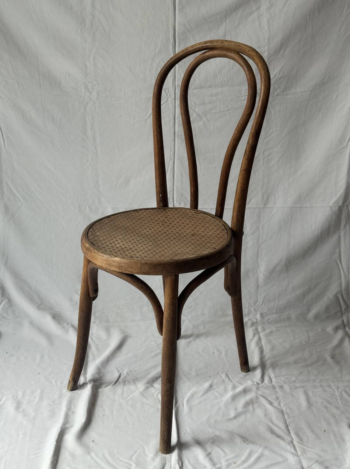 Aged bistro chair
