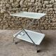 Folding PVC dessert table – Italian design – 1980s