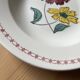6 vintage ceramic deep plates
