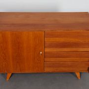 Oak storage by Jiri Jiroutek, model U-458, 1960