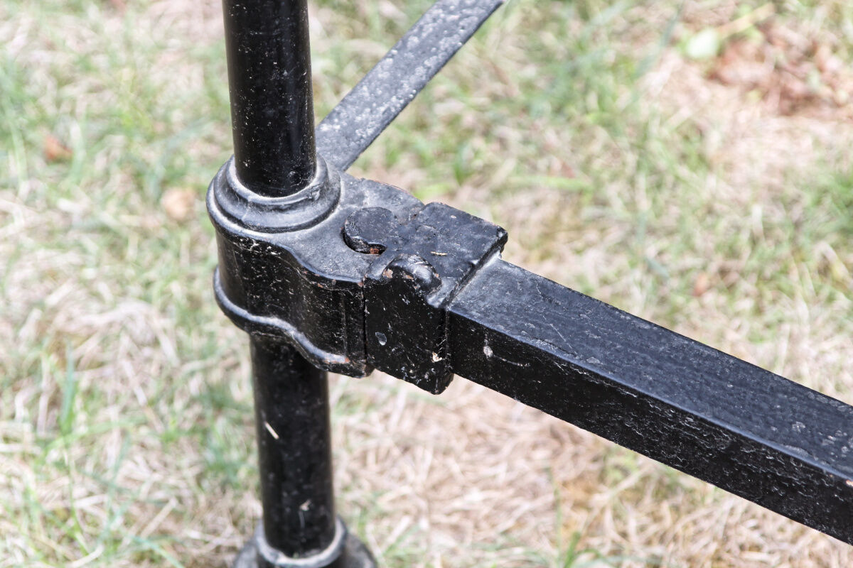 Cast iron bed, one person