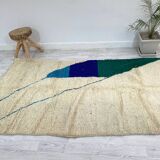 Handmade Moroccan Berber carpet 247 x 135 CM