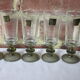 6 flûtes Vemam made in Italy pied vert