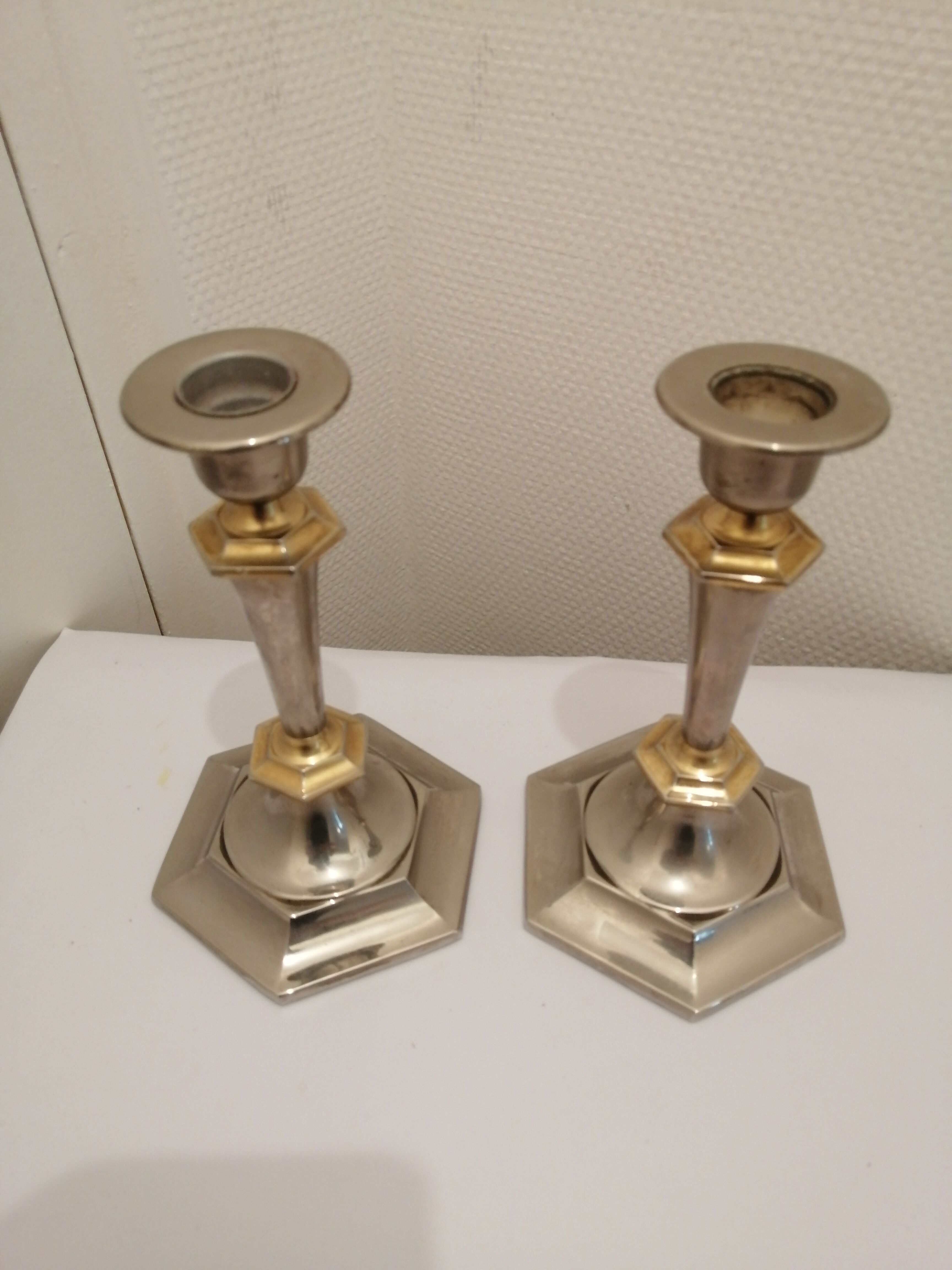 Bougeoirs art deco