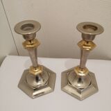 Art deco candle holders