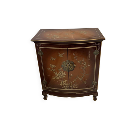 Lacquered Asian chest of drawers