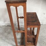 Former folding walnut library ladder