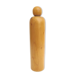 Vintage pine wood carafe bottle