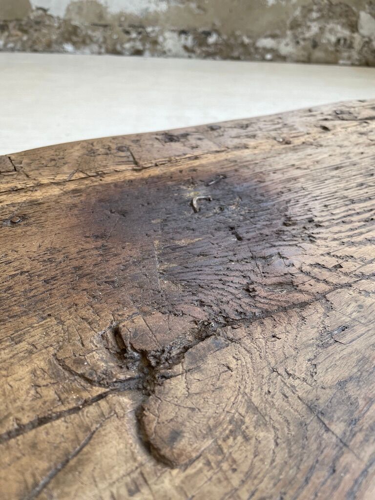 Brutally artisanal oak coffee table