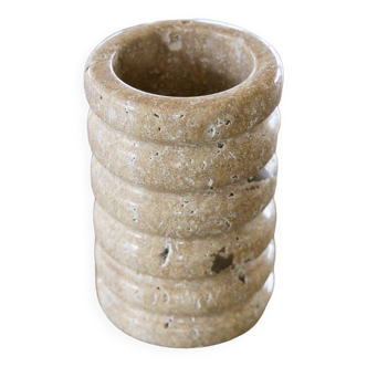 Travertine vase