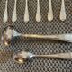 Cutlery set box on 2 levels.62 pieces.silver metal. N°4