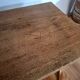Old console in natural wood