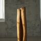 Grande Sculpture en Bois "Joie" par Ole Wettergren, Moderne Danois, années 1980