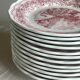 12 dessert plates Fontebasso Italy.