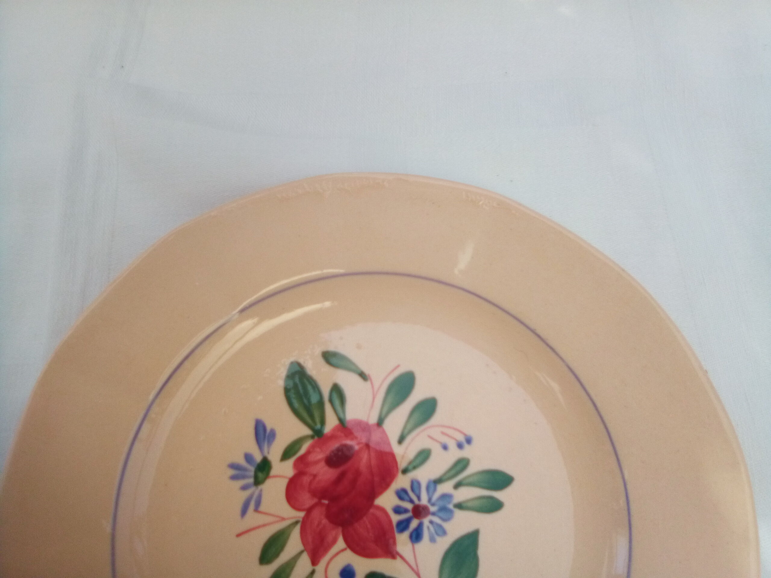 6 assiettes à dessert Digoin