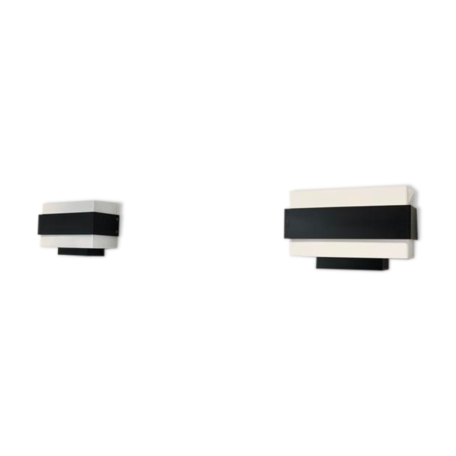 Louis Kalff Philips black and white wall apply