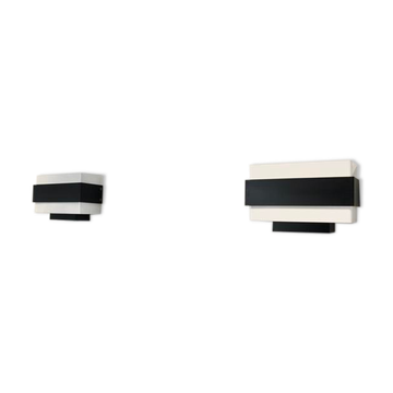 Louis Kalff Philips black and white wall apply