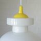 Set of 3 vintage Pop Art pendant lights 1970 Retro hanging bar lamps