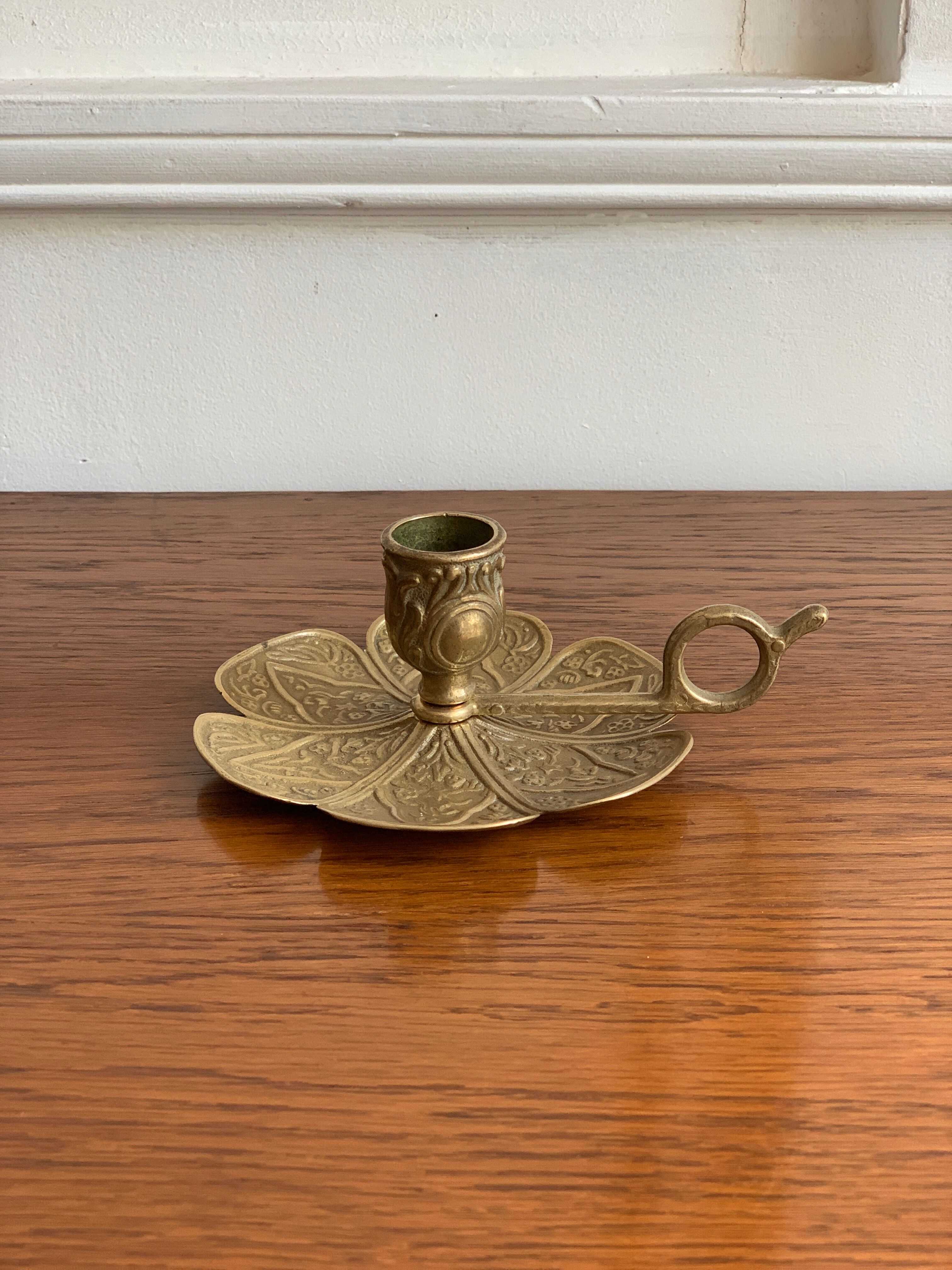 Brass candle holder