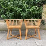 Pair of armchairs Gervasoni Gray 24