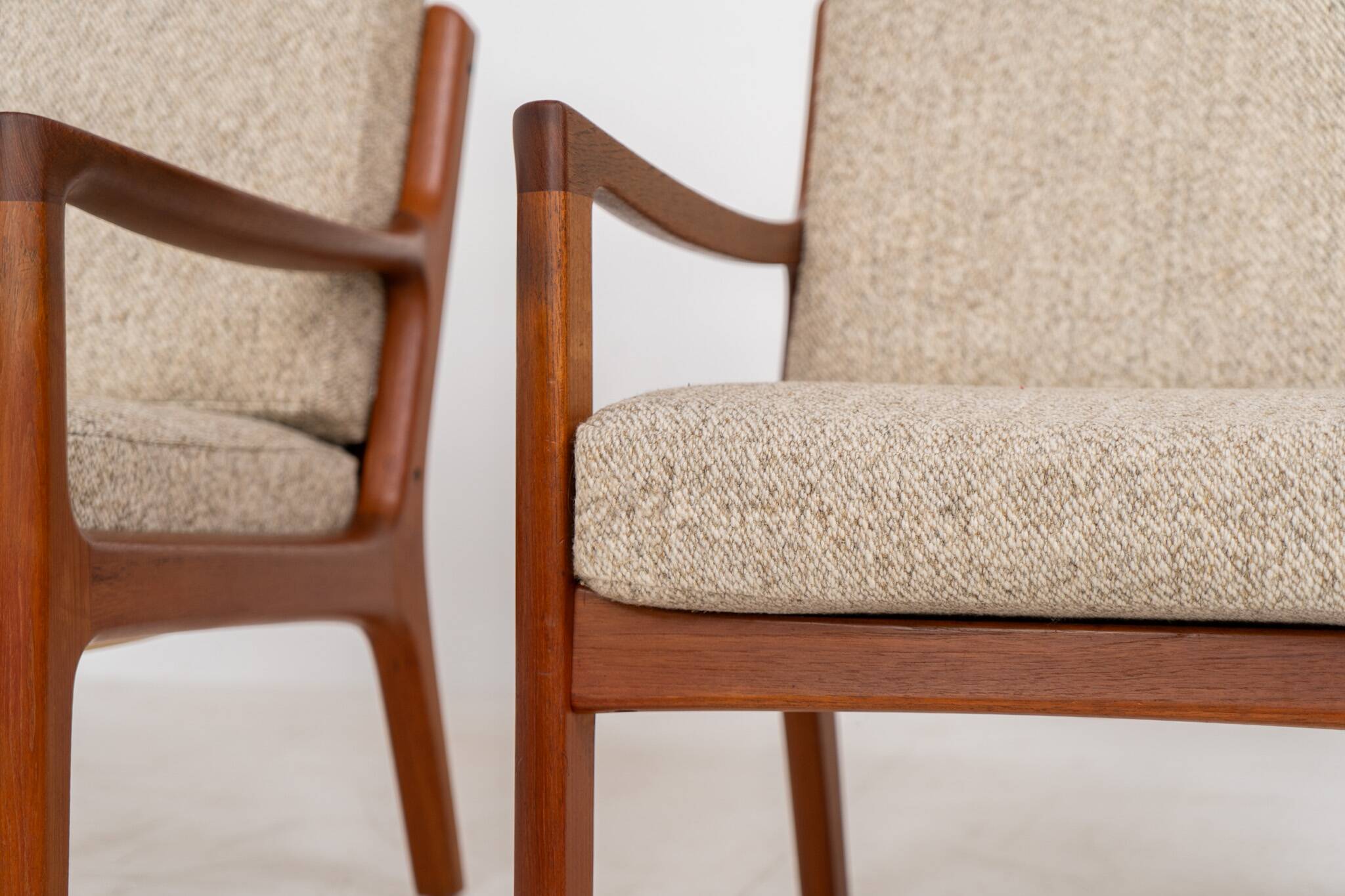 Pair of “Senator” easy chairs by Ole Wanscher for France & Son