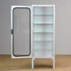 Glass & Iron Medical Cabinet, 1970s