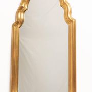 Vintage medium gold mirror mid-century, Belgium, 2000s
