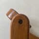 Chaise scandinave vintage en orme et corde tressée, design 1950