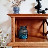 Oak bedside feet compass 50s