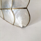 Pair of mother-of-pearl Wall light
