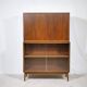 Mid Century Secretary Display Cabinet Highboard in Teak, 1960s