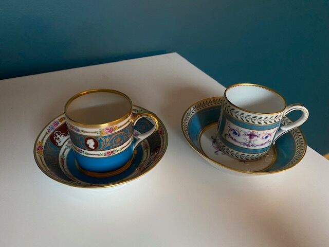 Coffee cups old factory of limoges