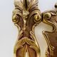 Bronze Coat Rack and Wall Shelf, Vintage, Louis XV Style