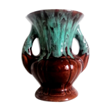 Vase céramique émaillée ADP, style Vallauris