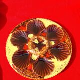 5 plates stamped Marius Giuge potter artist Vallauris diam 23.5 cm