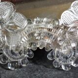 Venetian mirror 22cm X 24 cm Murano glass to pose 50s