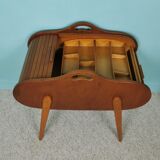 Scandinavian sewing cart