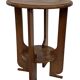 Table d'appoint Art Déco petite en chêne design minimaliste