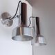Pair of vintage wall lights - Brushed aluminum spotlight - 1970