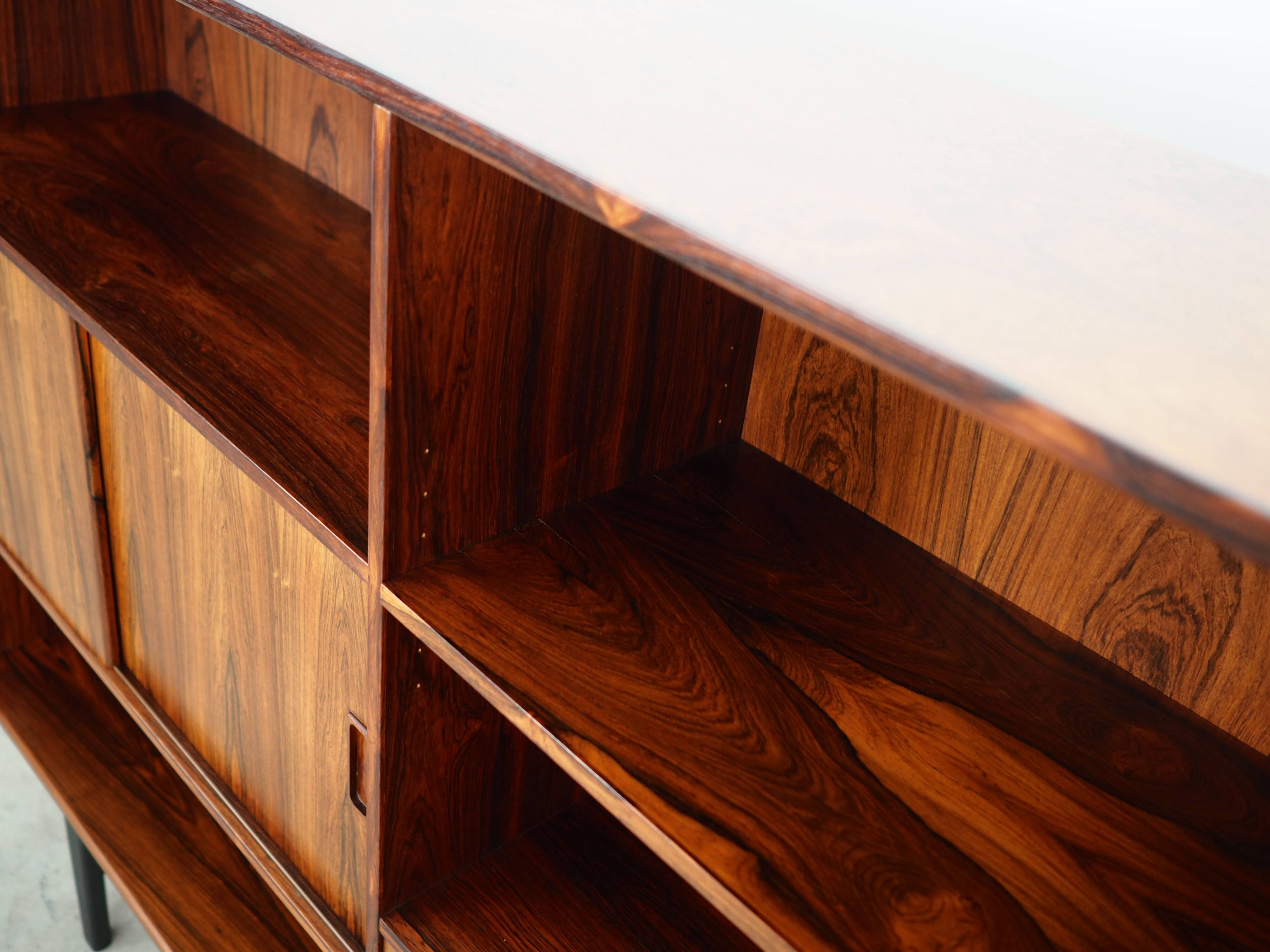 Rosewood bookcase, Danish design, 1970s, designer: Erik Jensen, production: Westergaards Møbelfabrik