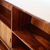 Rosewood bookcase, Danish design, 1970s, designer: Erik Jensen, production: Westergaards Møbelfabrik