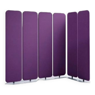 Viswall claustra screen by sedus set of 3 double-leaf screens