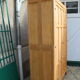 Parisian wardrobe in raw wood