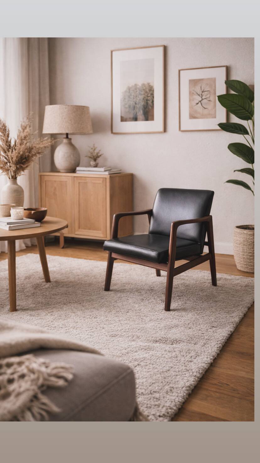 Scandinavian teak armchair