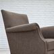 1960s, Danish armchair, furniture wool, ash wood legs.