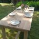 Renovated solid oak farmhouse table