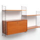 1960s wall unit teak Nisse Strinning, with secretary