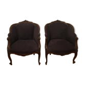 Duo of armchairs
