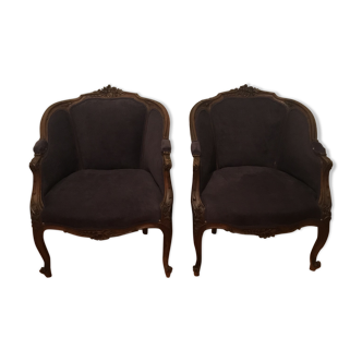Duo of armchairs