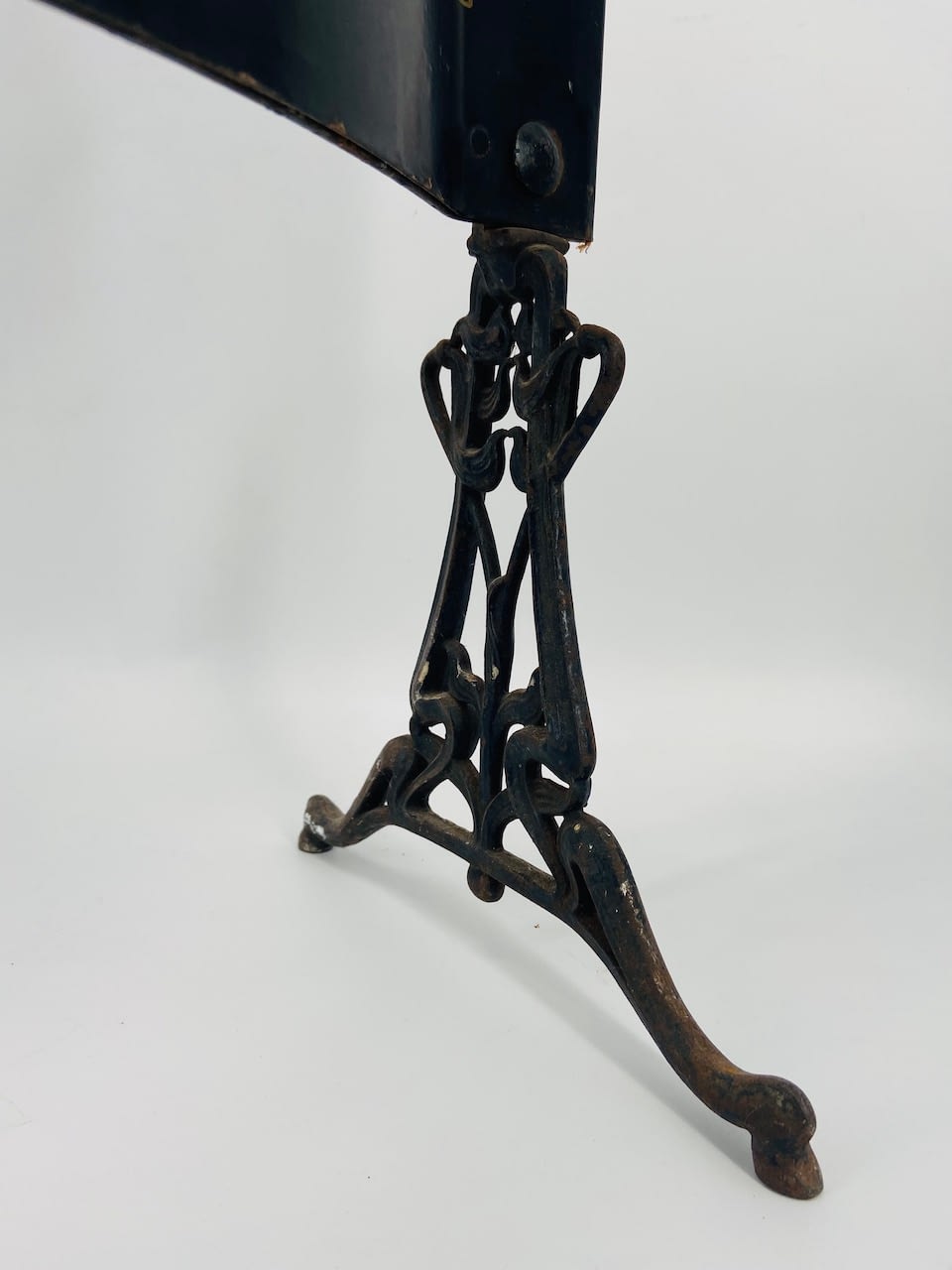 Firescreen or screen painted metal viennese secession around 1900